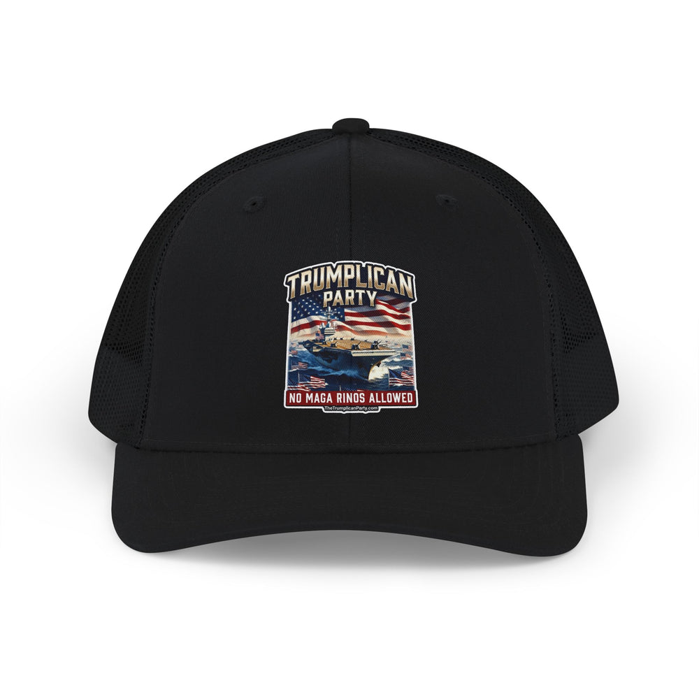 The Trumplican Party™ Mesh Snapback Trucker Cap | D-75 - Image 3