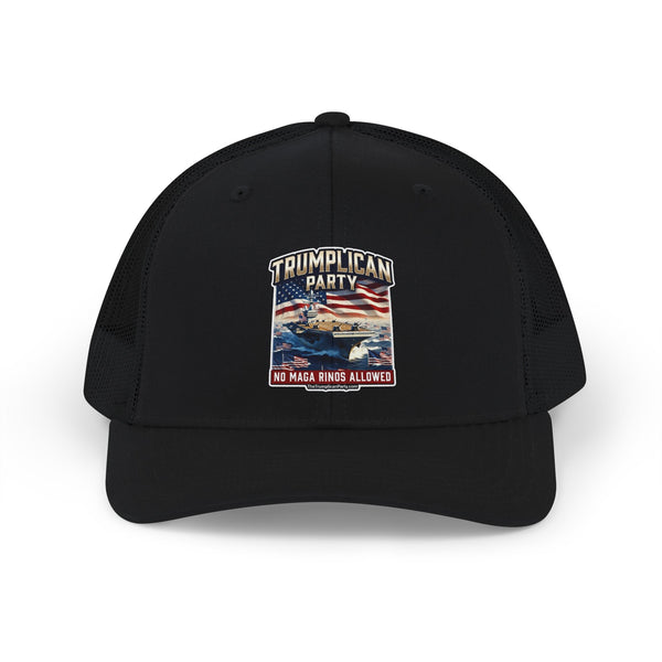 The Trumplican Party™ Mesh Snapback Trucker Cap | D-75