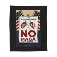 The Trumplican Party™ Velveteen Throw Blanket | D-43 - Image 1