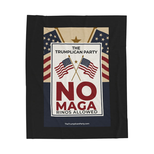 The Trumplican Party™ Velveteen Throw Blanket | D-43