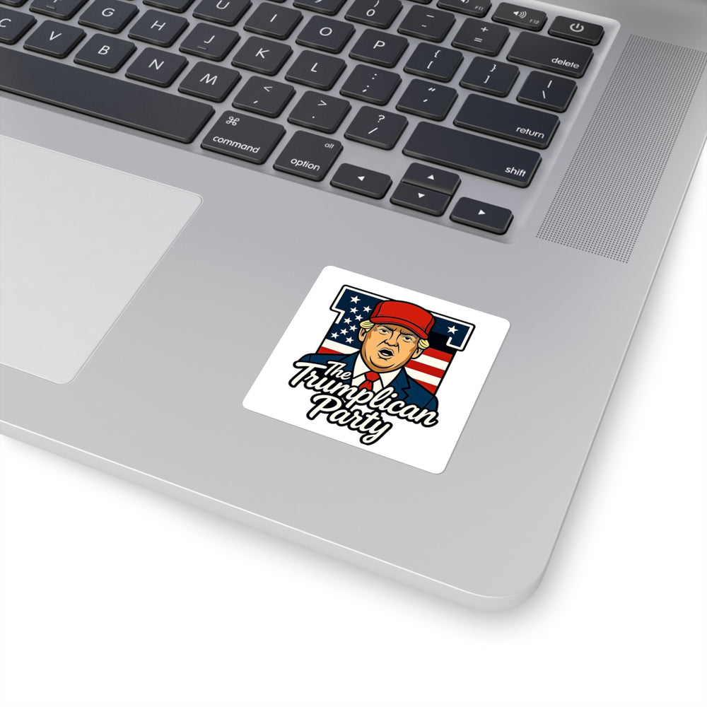 The Trumplican Party™ Square Bumper Sticker | D-10 - Image 2