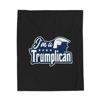 The Trumplican Party™ Velveteen Throw Blanket | D-27 - Image 1