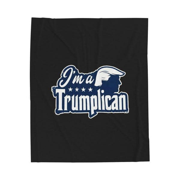 The Trumplican Party™ Velveteen Throw Blanket | D-27
