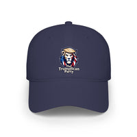 Low Profile Baseball Cap — 'Truipplican Party' Lion Logo Red Hat - Image 6