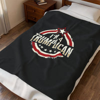 The Trumplican Party™ Velveteen Throw Blanket | D-34 - Image 3