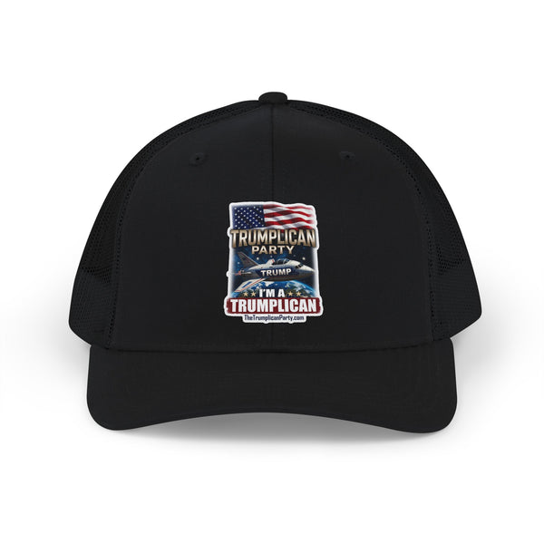 The Trumplican Party™ Mesh Snapback Trucker Cap | D-77