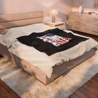 The Trumplican Party™ Velveteen Throw Blanket | D-21 - Image 4