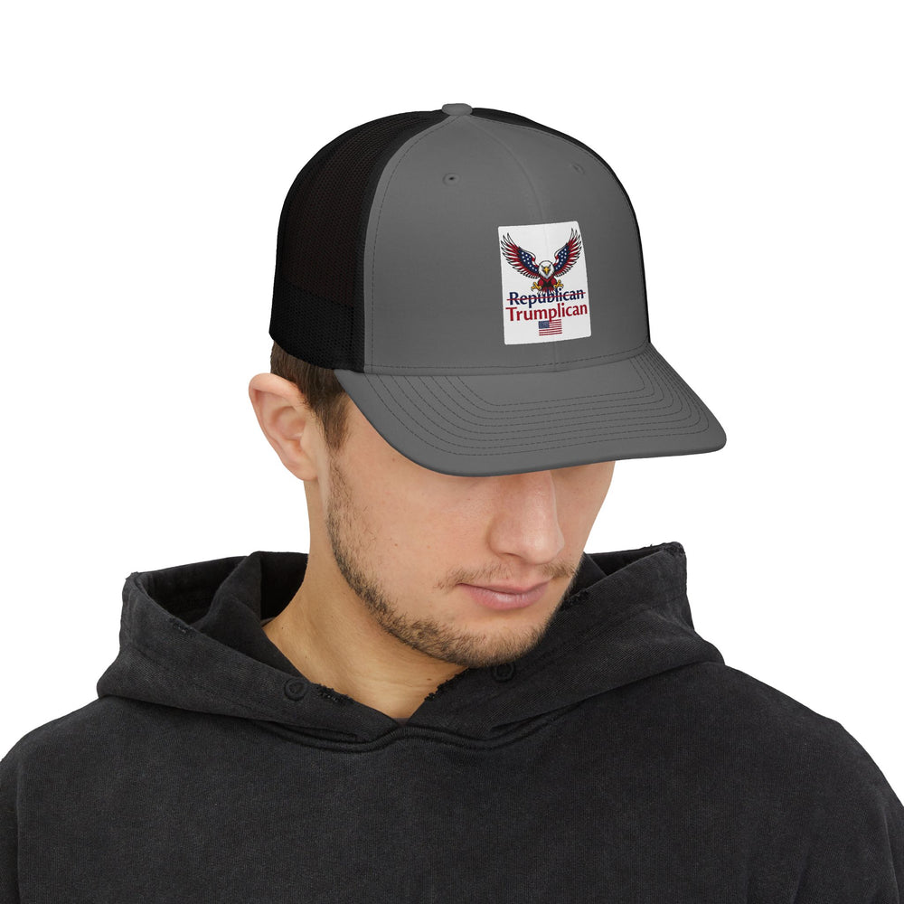 The Trumplican Party™ Mesh Snapback Trucker Cap | D-11 - Image 8