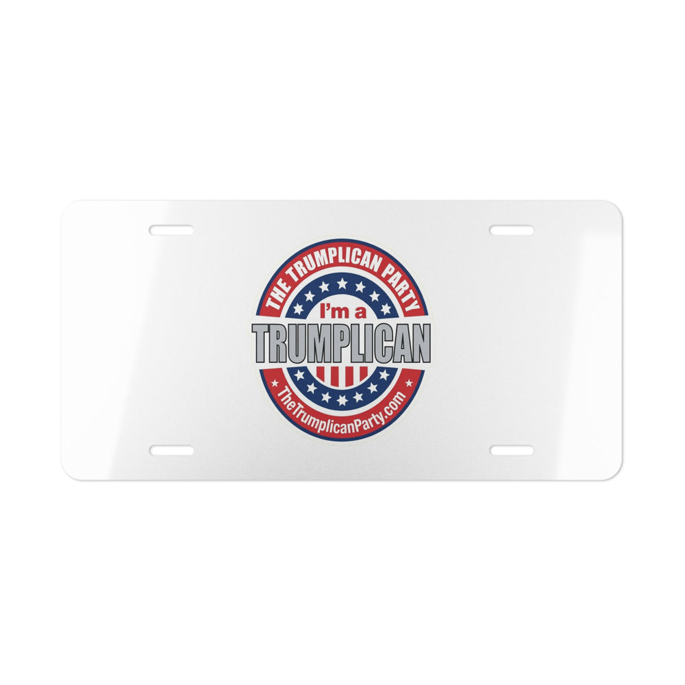 The Trumplican Party™ License Plate Front Tag | D-49 - Image 1