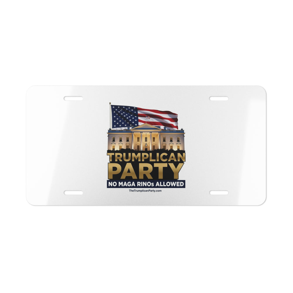 The Trumplican Party™ License Plate Front Tag | D-62 - Image 1