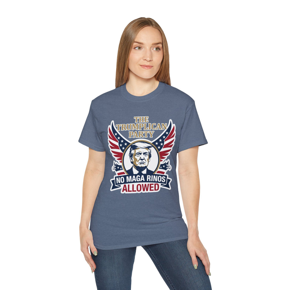 Trumplican Party T‑Shirt – "No MAGA RINOS Allowed" Patriotic Tee - Image 40