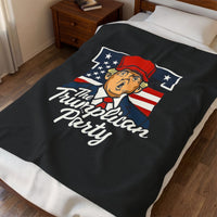 The Trumplican Party™ Velveteen Throw Blanket | D-10 - Image 3