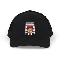The Trumplican Party™ Mesh Snapback Trucker Cap | D-38 - Image 3