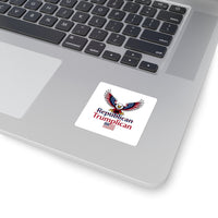 Trumplican Republican Eagle Square Sticker — Patriotic Political Decal - Image 2