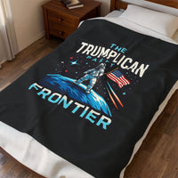 The Trumplican Party™ Velveteen Throw Blanket | D-25 - Image 3