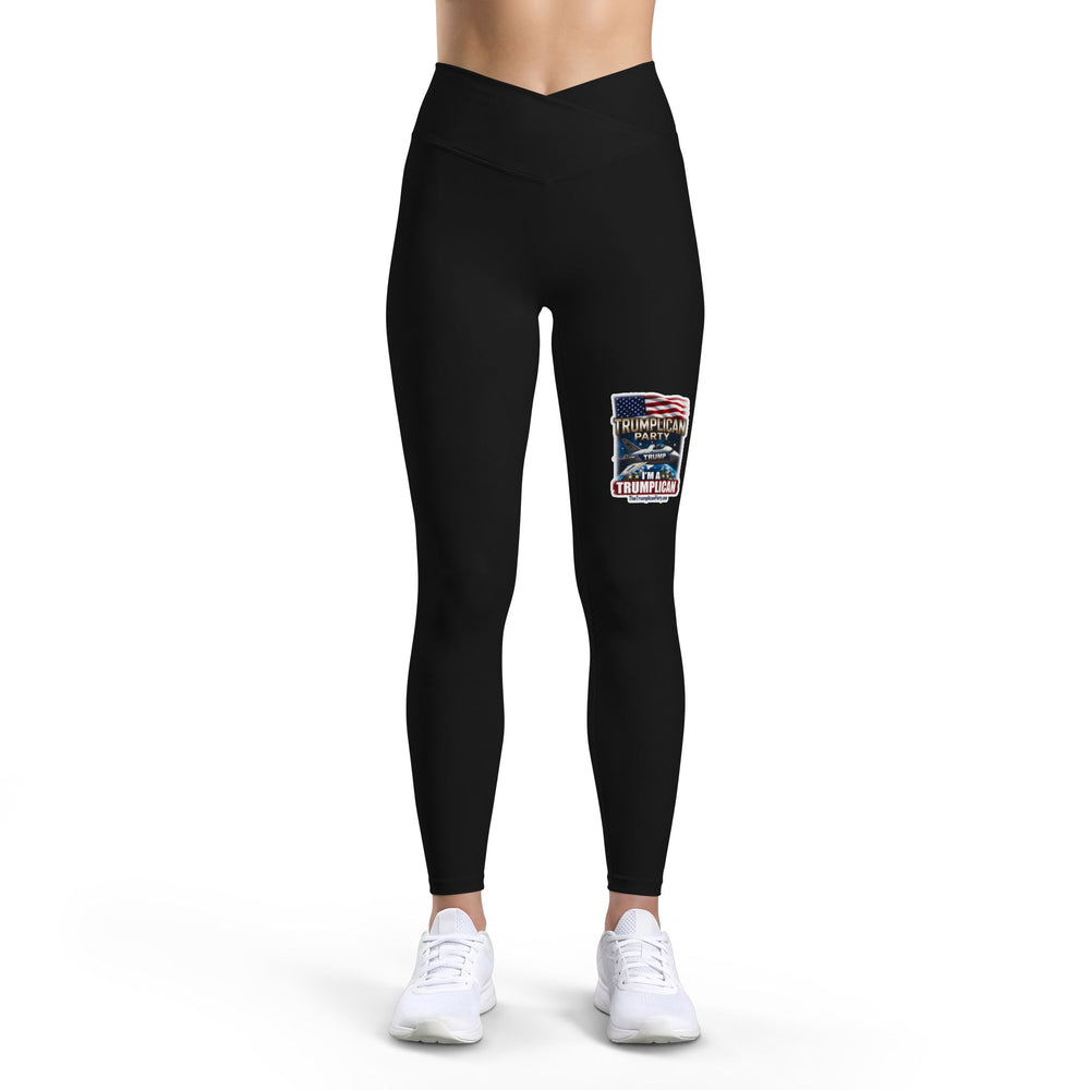 The Trumplican Party™ Women’s Luxe Leggings | D-77 - Image 3
