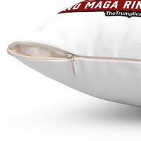 Trumpllican Party Navy Flag Throw Pillow – "No MAGA RINOS Allowed" - Image 6