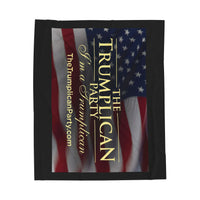 The Trumplican Party™ Velveteen Throw Blanket | D-80 - Image 1