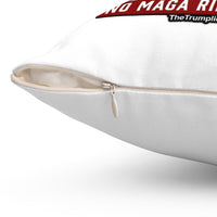 Trumpllican Party Navy Flag Throw Pillow – "No MAGA RINOS Allowed" - Image 10