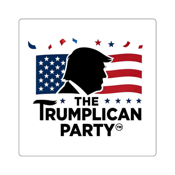 The Trumplican Party™ Square Bumper Sticker | D-23