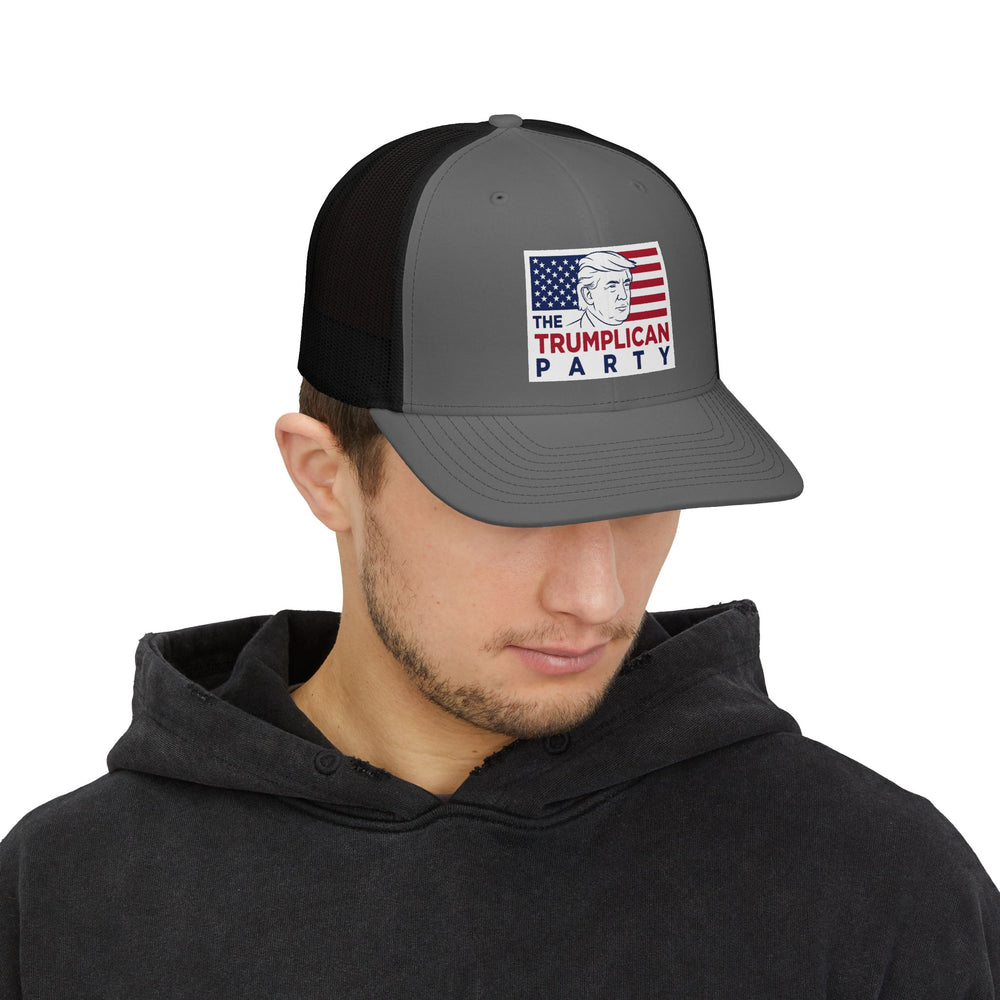 The Trumplican Party™ Mesh Snapback Trucker Cap | D-21 - Image 7