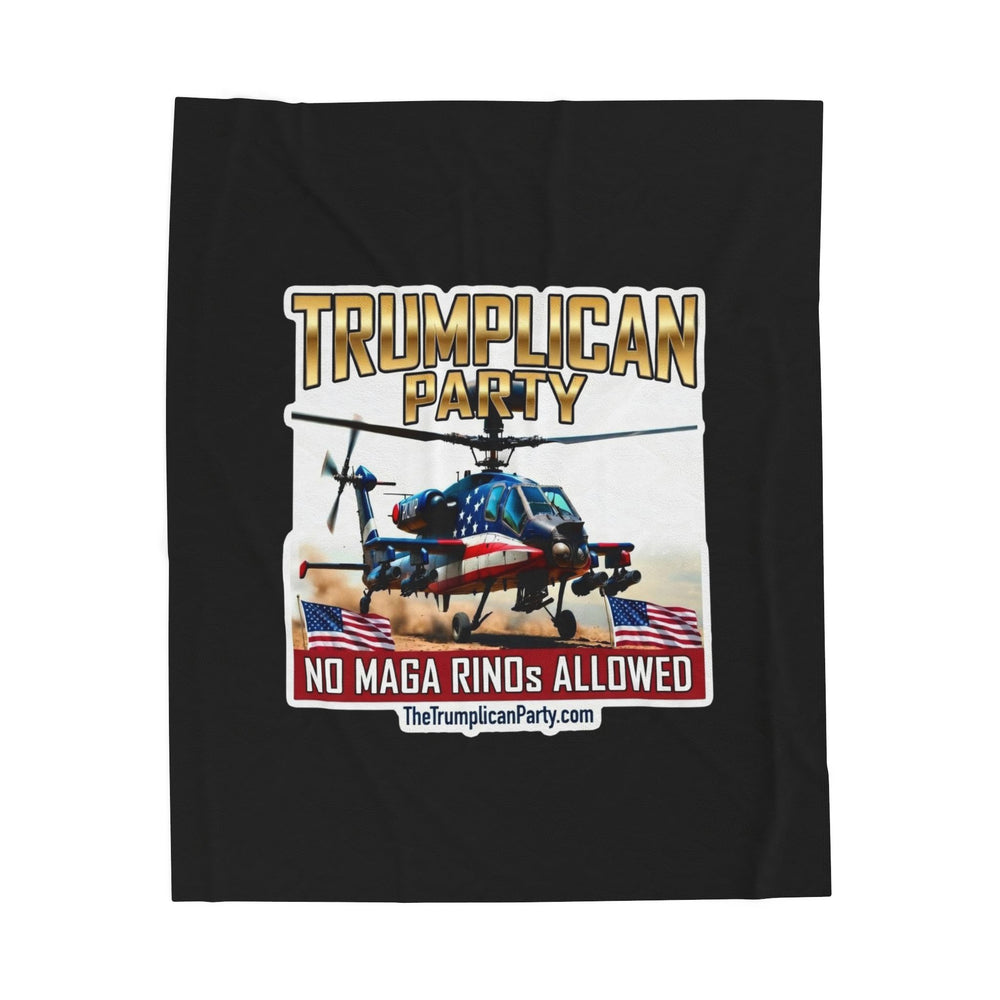 The Trumplican Party™ Velveteen Throw Blanket | D-78 - Image 1