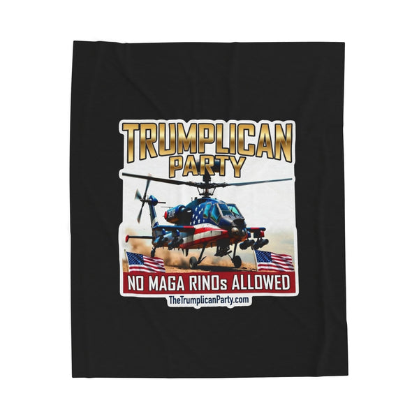 The Trumplican Party™ Velveteen Throw Blanket | D-78