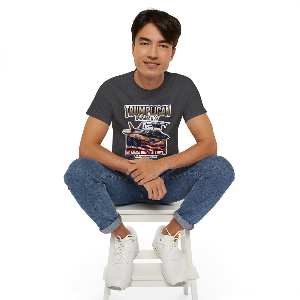 Political T‑Shirt — “Trumpllican Party” No MAGA RINOs Allowed Graphic Tee - Image 47