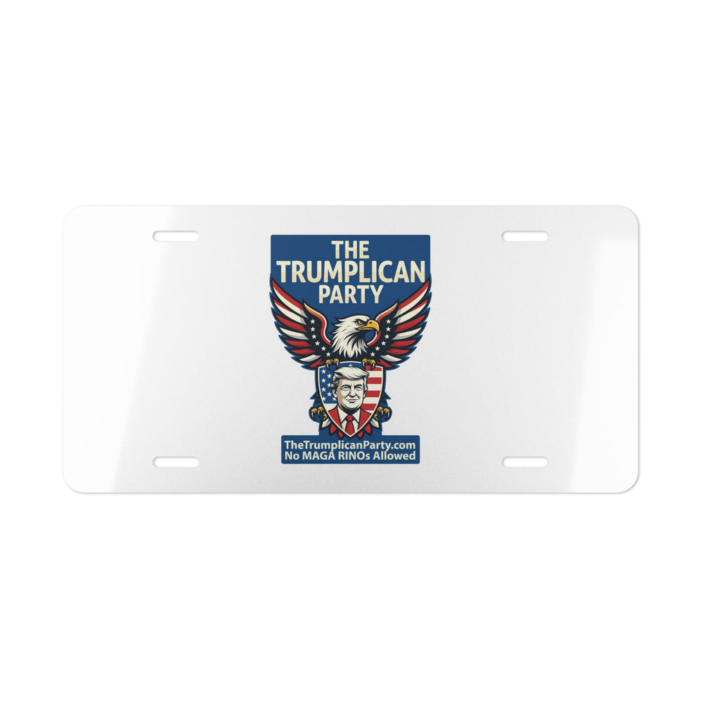 The Trumplican Party™ License Plate Front Tag | D-55 - Image 1