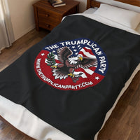 The Trumplican Party™ Velveteen Throw Blanket | D-12 - Image 3