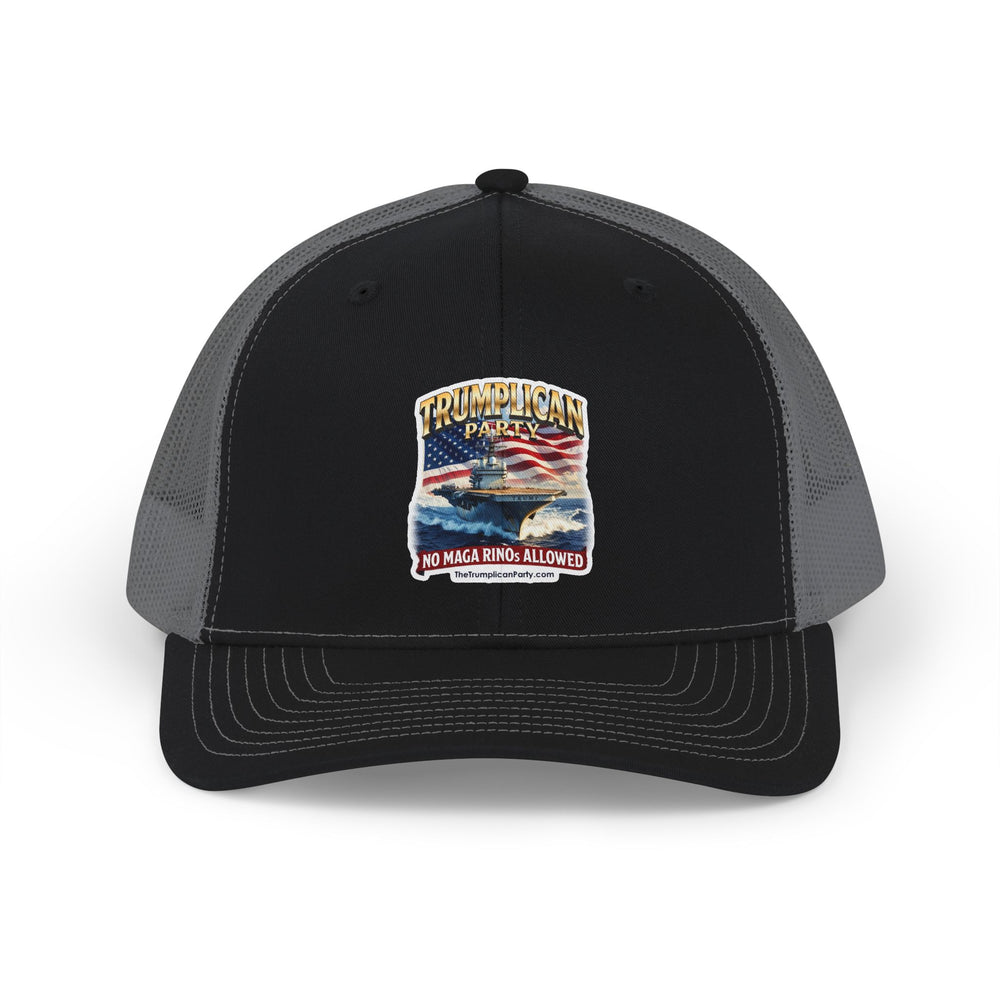 The Trumplican Party™ Mesh Snapback Trucker Cap | D-76 - Image 1