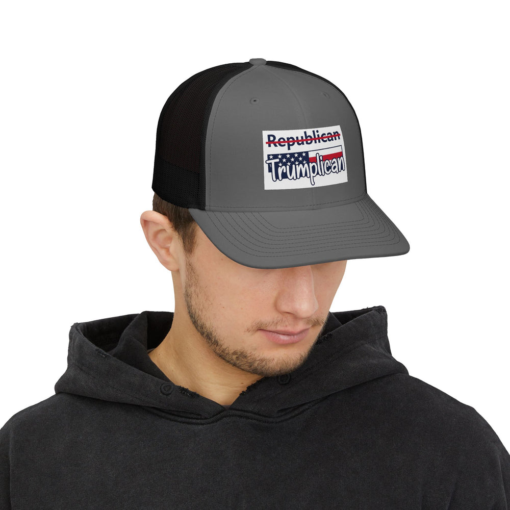 The Trumplican Party™ Mesh Snapback Trucker Cap | D-37 - Image 7