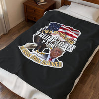The Trumplican Party™ Velveteen Throw Blanket | D-64 - Image 3