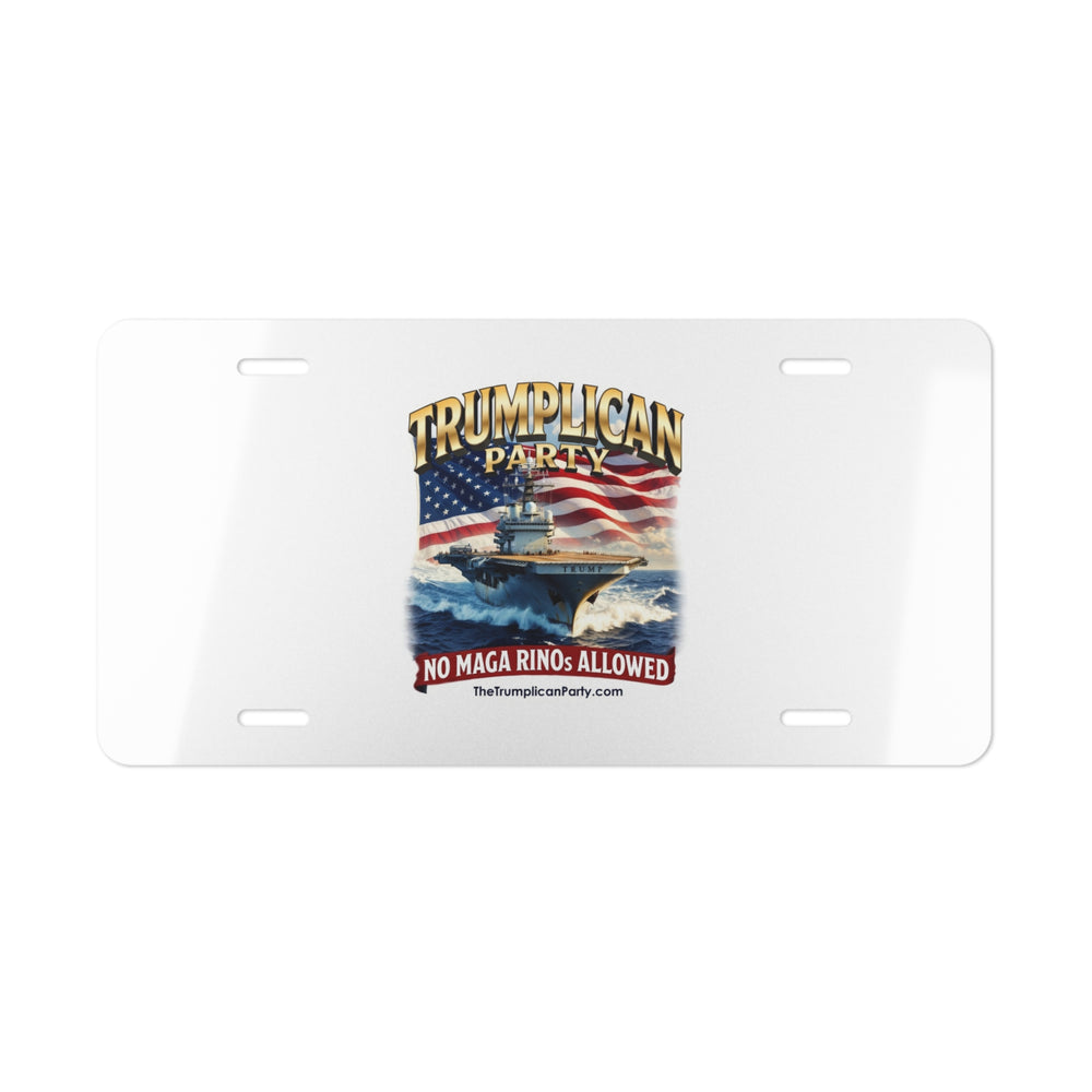The Trumplican Party™ License Plate Front Tag | D-76 - Image 1