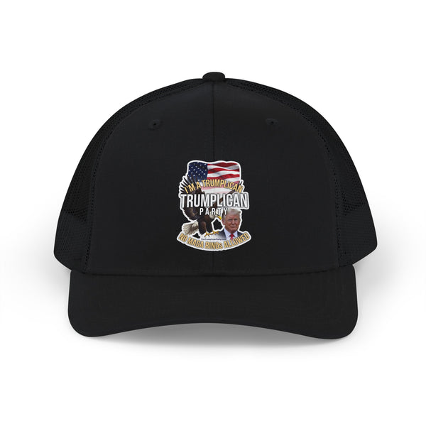 The Trumplican Party™ Mesh Snapback Trucker Cap | D-64