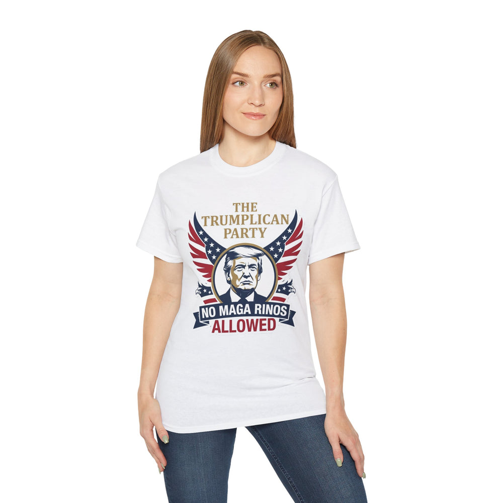 Trumplican Party T‑Shirt – "No MAGA RINOS Allowed" Patriotic Tee - Image 12