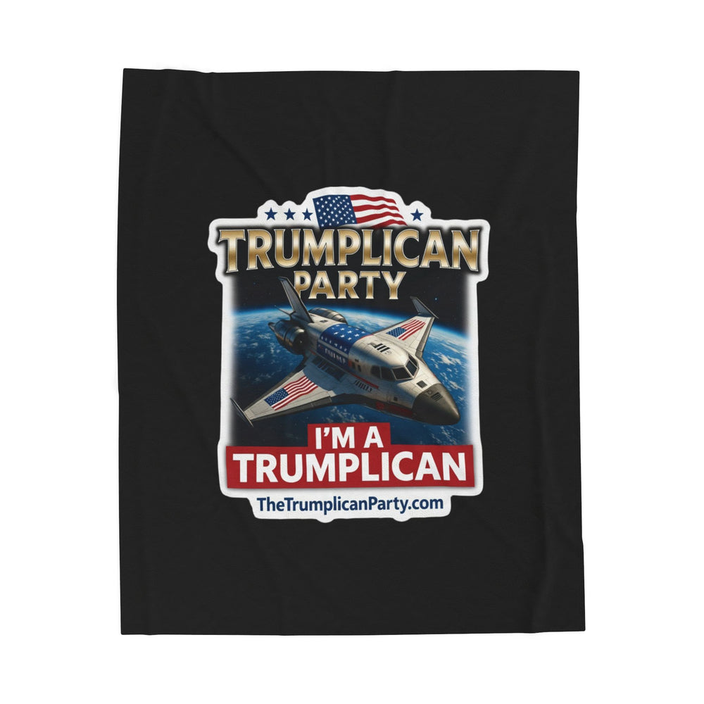 The Trumplican Party™ Velveteen Throw Blanket | D-67 - Image 1