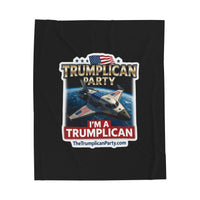 The Trumplican Party™ Velveteen Throw Blanket | D-67 - Image 1