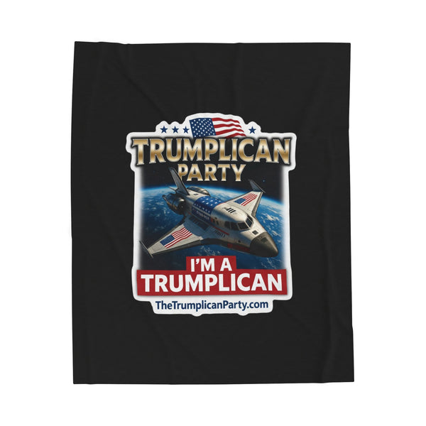 The Trumplican Party™ Velveteen Throw Blanket | D-67