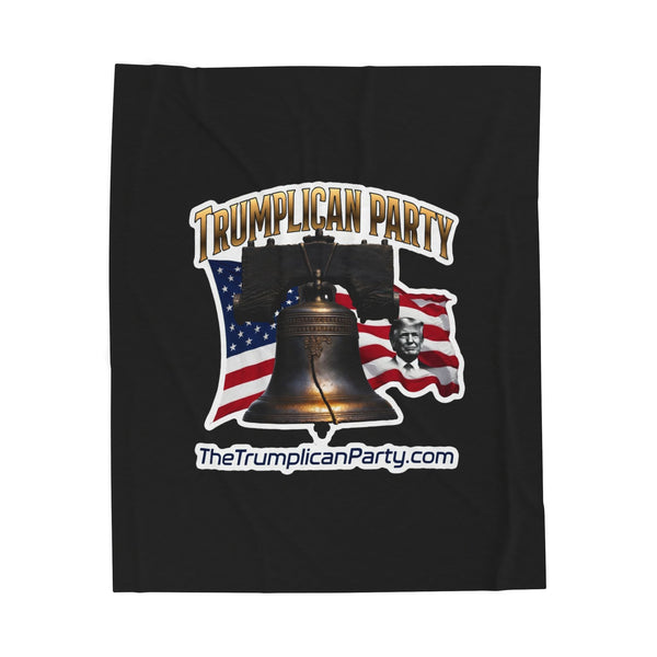 The Trumplican Party™ Velveteen Throw Blanket | D-66