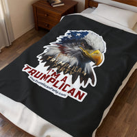 The Trumplican Party™ Velveteen Throw Blanket | D-63 - Image 3