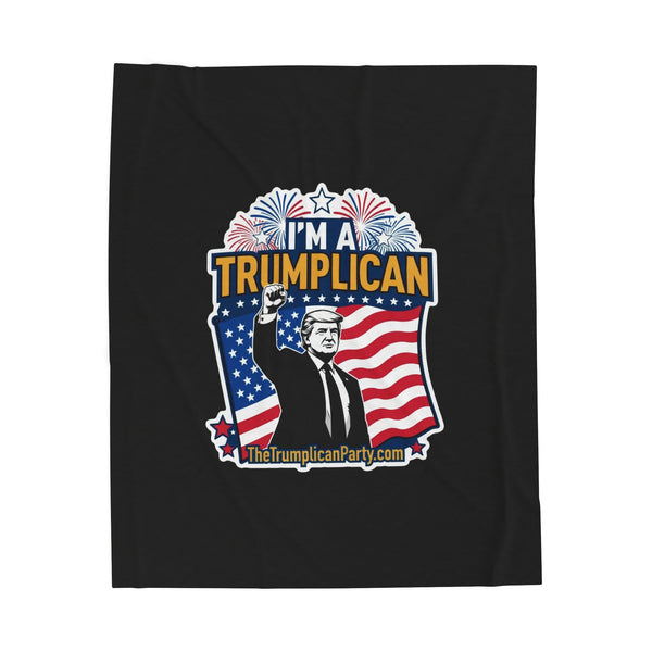 The Trumplican Party™ Velveteen Throw Blanket | D-46