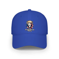 Low Profile Baseball Cap — 'Truipplican Party' Lion Logo Red Hat - Image 5