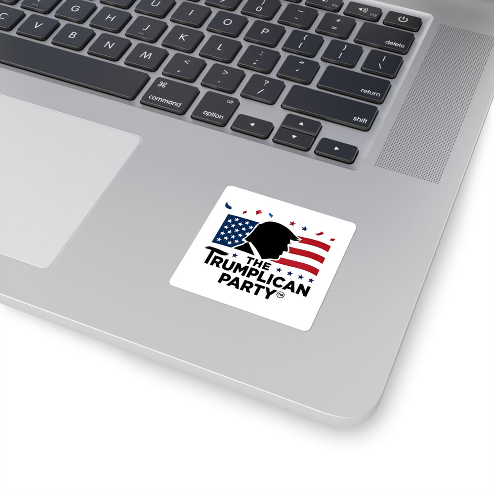 The Trumplican Party™ Square Bumper Sticker | D-23 - Image 2