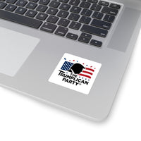The Trumplican Party™ Square Bumper Sticker | D-23 - Image 2