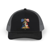 The Trumplican Party™ Mesh Snapback Trucker Cap | D-28 - Image 1