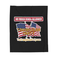 The Trumplican Party™ Velveteen Throw Blanket | D-57 - Image 1