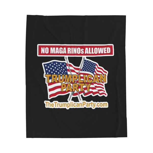 The Trumplican Party™ Velveteen Throw Blanket | D-57