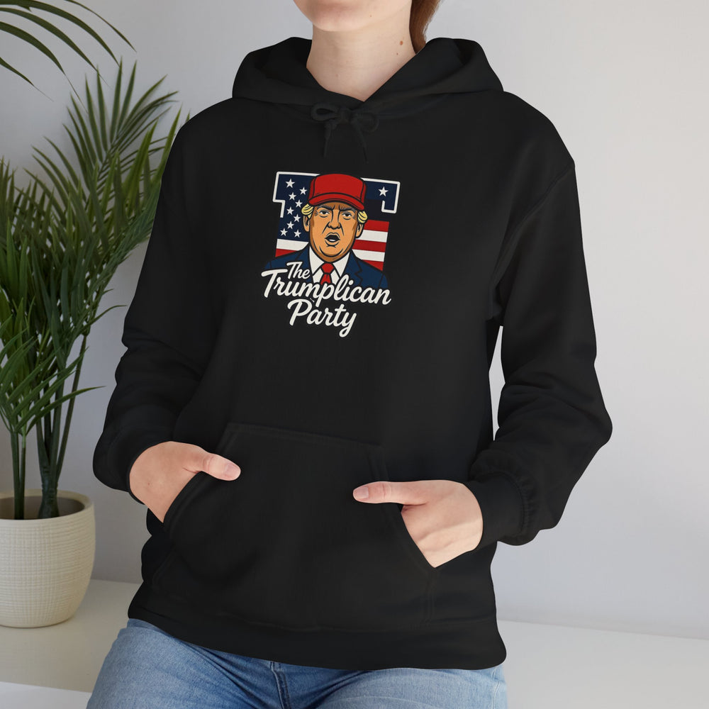 Political Parody Hoodie — "The Trumplican Party" Graphic - Image 26