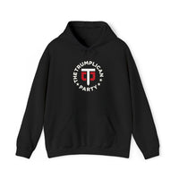 Minimal Bracket Logo Hoodie - Small Red Graphic PulloverThe Trumplican Party™ Unisex Hoodie | D-3 - Image 1